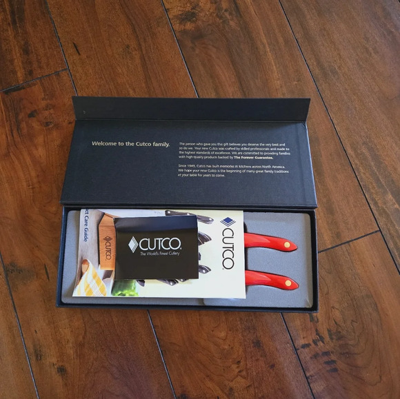 Cutco Gift Set Classic Cheese Knife #1764 KT Spatula Spreader # 1768 KT Knife - Picture 2 of 10